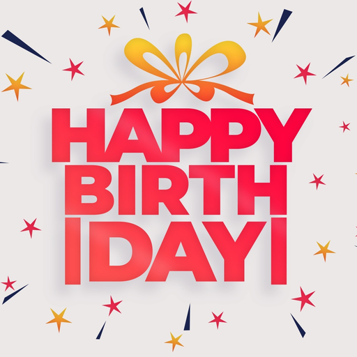 Animated Birthday Sticker Pack app icon