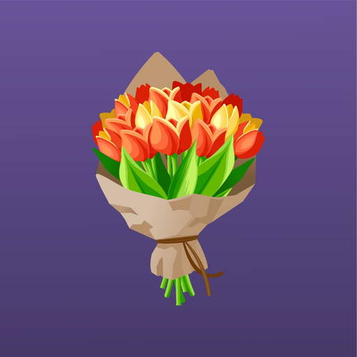 Flower Loving Stickers app icon