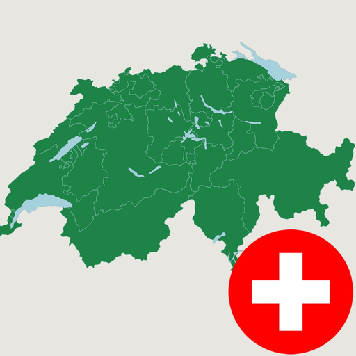 Schweizer Geographie Quiz app icon