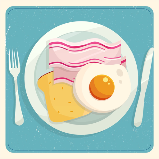 Food n Breakfast Stickers app icon