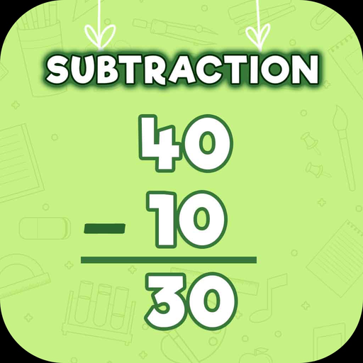 Subtraction Mathematics Games app icon