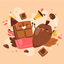 Chocolate Lover Stickers icon