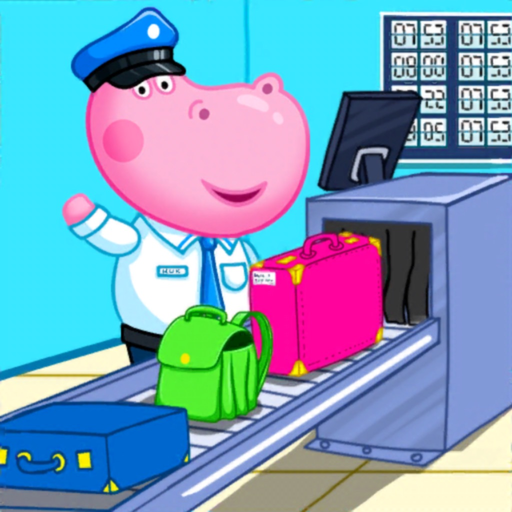 Airport game. Professions app icon