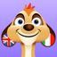 Learn Italian + © icon