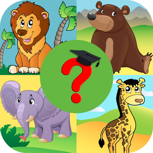 Learn Animal Quiz Games App app icon