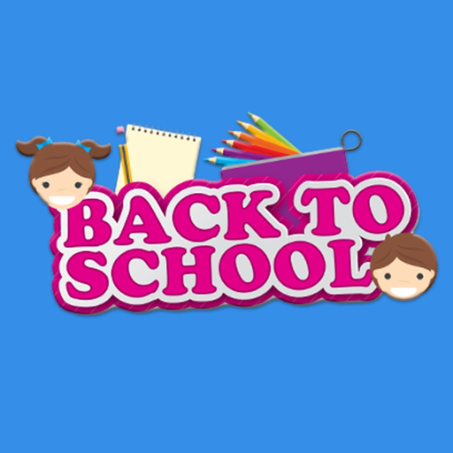 School - students stickers app icon