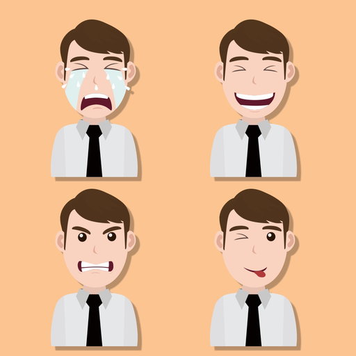 Men Expressions Stickers app icon