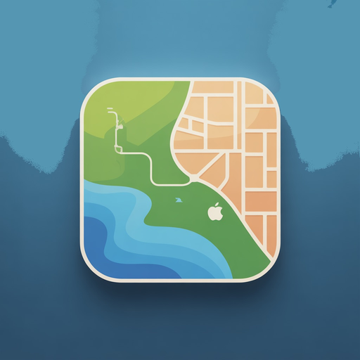 Location: GPS Maps Save Places app icon