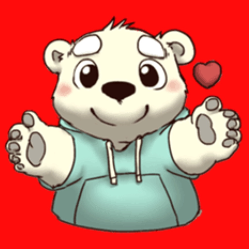 Bear Stickers: Cute Emojis app icon