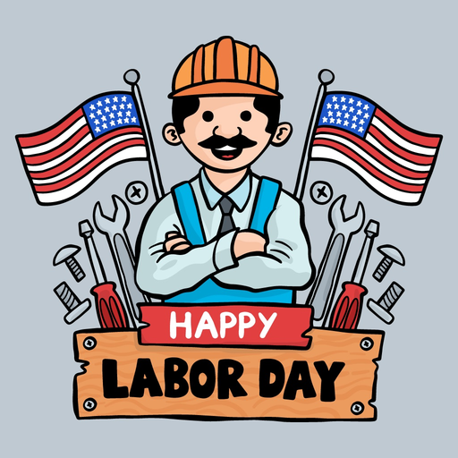 USA Labor Day Stickers app icon