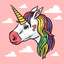 Charismatic Rainbow Unicorn icon