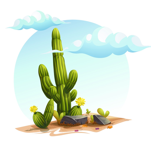 Dessert Cactus Stickers app icon