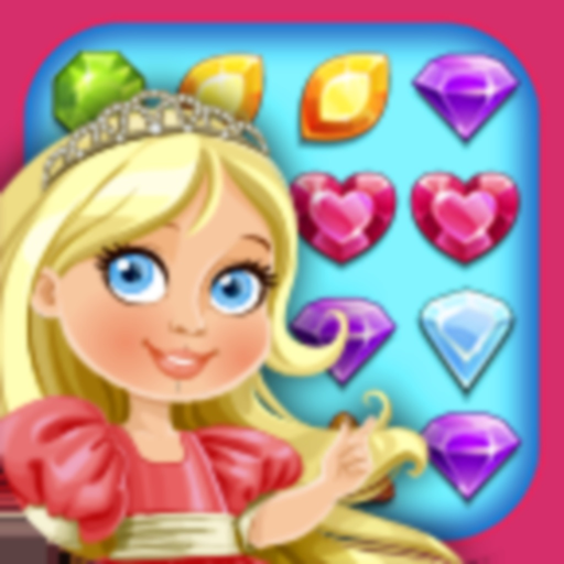 Jewels Princess Crush Mania app icon