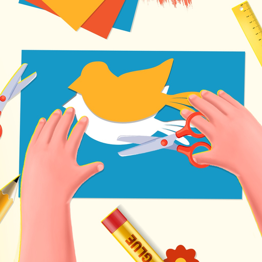 Cut & Glue - Art & Craft Class app icon
