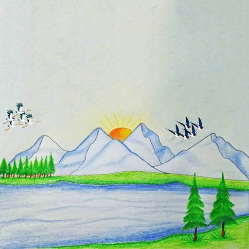 Watercolor Birds Stickers! app icon