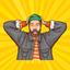 Hipster Stickers for iMessage icon