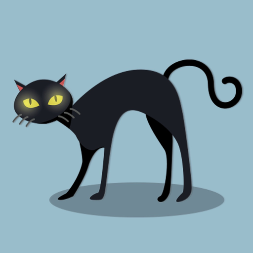 Spooky Cat Stickers app icon