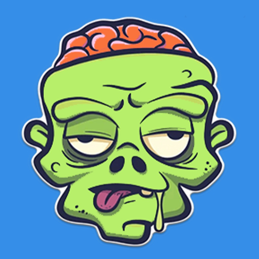Zombie Emoji Stickers for text app icon