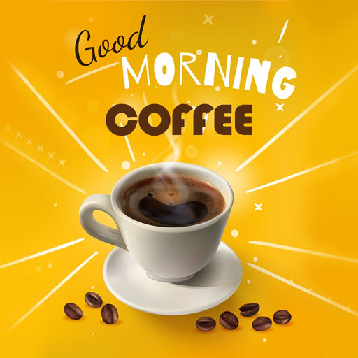 Good Morning Coffee Stickers! app icon