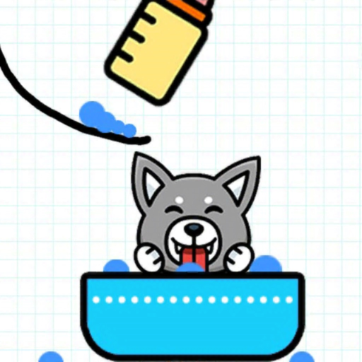 Happy Corgi - Draw a Line app icon