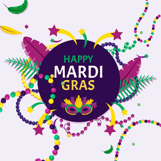 Mardi Gras Carnival Stickers app icon