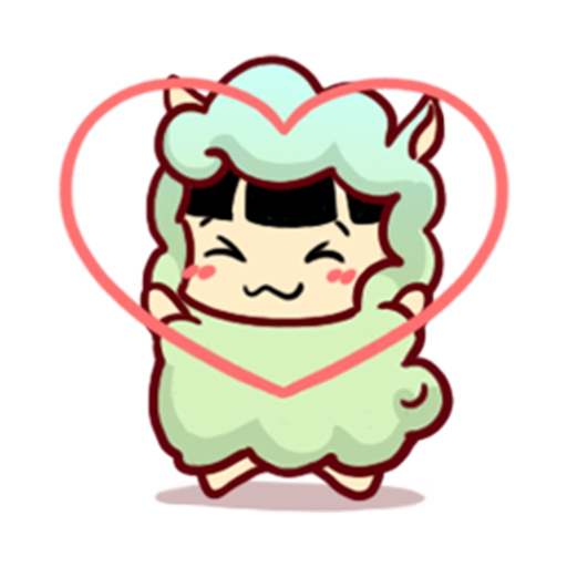 Fuwa Alpaca Stickers app icon