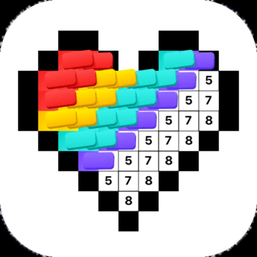 Color by Number: Pixel Fall app icon