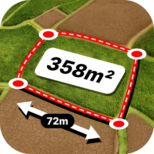 Land Distance Area Calculator app icon