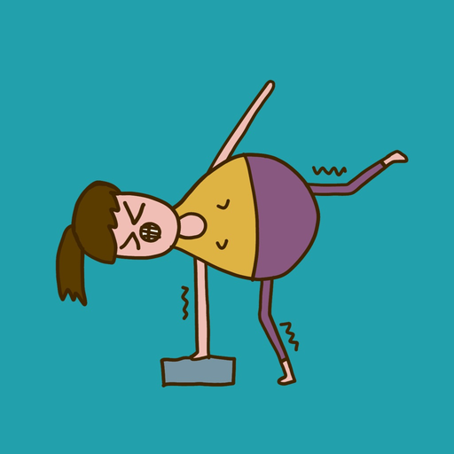 Yoga Yogi Moji app icon