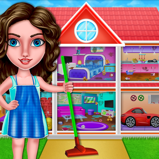 Messy House Cleaning Games app icon