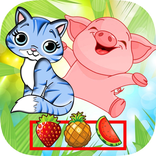 Matching Vocab Animals & Fruit app icon