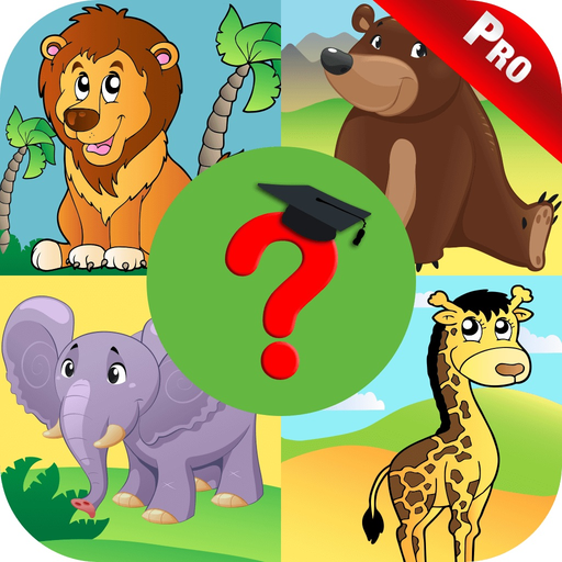 Wild Zoo Animals Quiz Kids App app icon