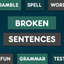 Broken Sentences: Grammar Game icon