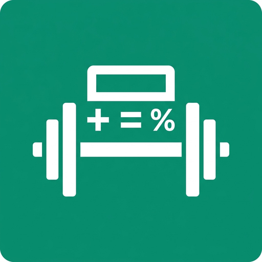 BMI BMR & Calorie Calculator app icon