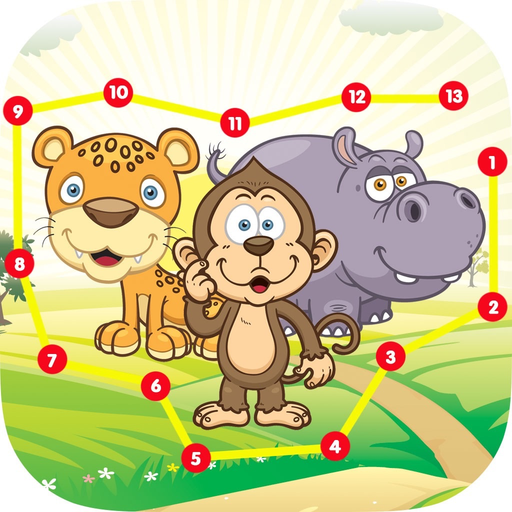 ABC Animals Draw Connect Dot app icon