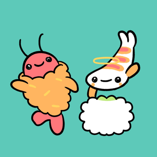 Spooky shrimp app icon