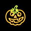 Ghostly Halloween stickers icon