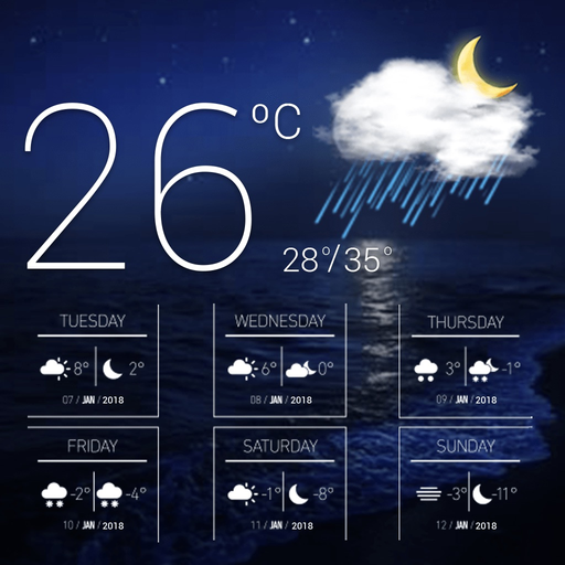 Accurate Weather forecast &map app icon