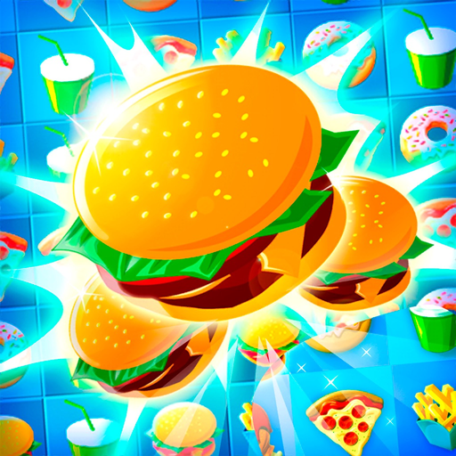Crush The Burger ! Match 3 app icon