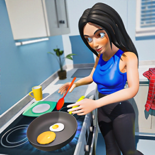 Mother simulator Baby sitting app icon