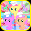 My birthday pony little cake icon