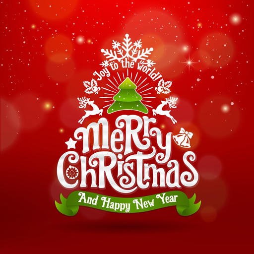 Merry Christmas Sticker 2025 app icon
