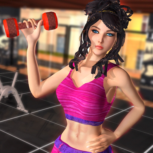 Virtual Fitness Girl Life app icon