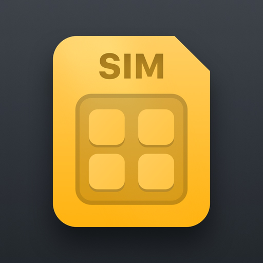 Gold Numbers - cool 2nd number app icon