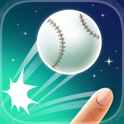 Flick Hit Baseball : Home Run app icon