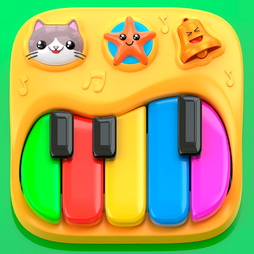 Piano for babies and kids app icon