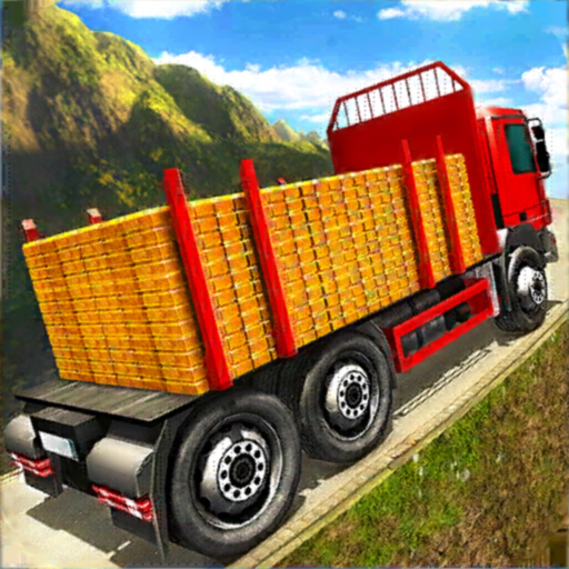 Gold Transporter Truck Drive app icon
