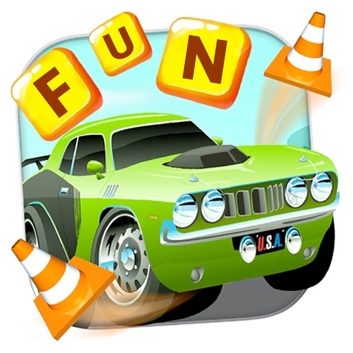 Car Racing Spelling Fun app icon