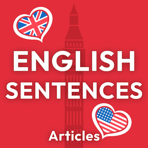 English articles in sentences app icon