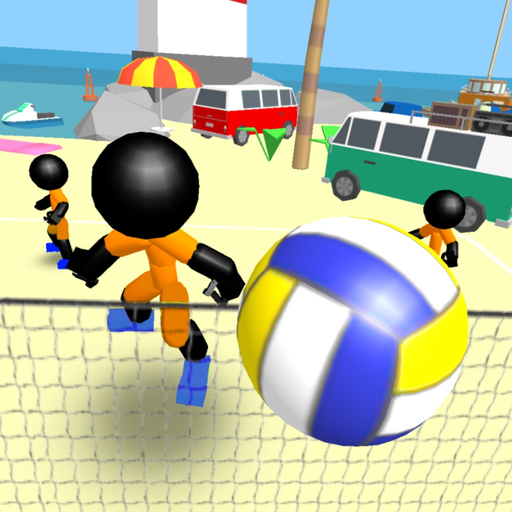 Stickman Beach Volleyball app icon